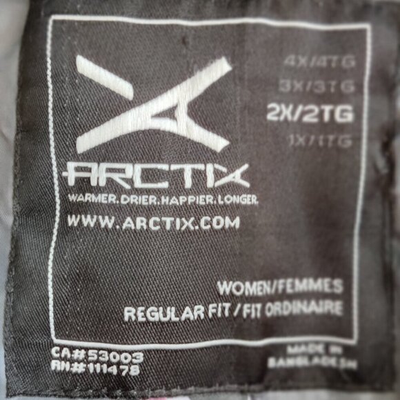 Arctix, Womens snow pant, inner lined, snaps for boot coverage, adjustable waist - Picture 6 of 7
